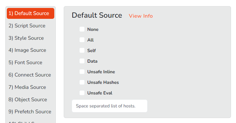 Report URI: Generate Your Content Security Policy